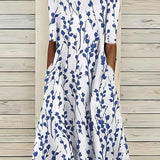 Sela – Midi Jurk met Zeeuwse Bloemen