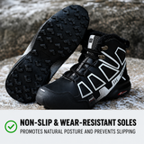 Arne | Zwarte hoge trailschoenen