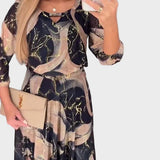 Anna - Elegante chiffon jurk