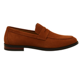 Bruno | Suède penny loafers in old-money stijl