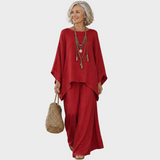 Beata - Elegante Linnen Kleding Set in Twee Delen