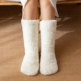 Fleur | Dubbelzijdige fleece huissokken (2 paar)