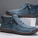 Chris | Bruine casual schoenen met rits