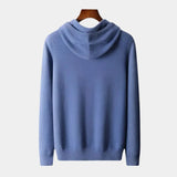 Cobus | Beige gebreide hoodie