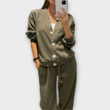 Chantal – Set van cardigan en broek