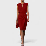 Olena – Elegante midi wikkeljurk