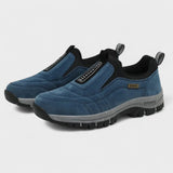 Dean | Blauwe comfortabele instappers