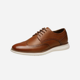 Dion | Bruine brogue-veterschoenen