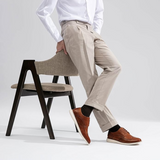 Dion | Bruine brogue-veterschoenen