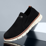 Emile | Zwarte gebreide instapsneakers