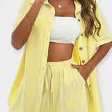 Marie - Set van een blouse en shorts