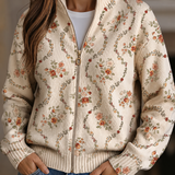 Danielle - Delicate Floral Vine Cream Print
