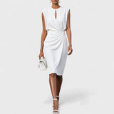 Olena – Elegante midi wikkeljurk