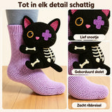 Floor | Knuffelsokken Skeletkat