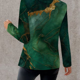 HONORINE | EMERALD MARBLE BLAZER