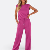 Íris - Casual Set van Zachte Lounge Stof