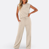 Íris - Casual Set van Zachte Lounge Stof