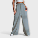 Iara - Broek met hoge taille en brede pijpen