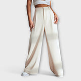 Iara - Broek met hoge taille en brede pijpen