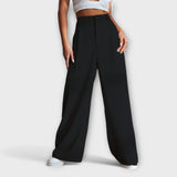Iara - Broek met hoge taille en brede pijpen