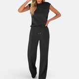 Íris - Casual Set van Zachte Lounge Stof