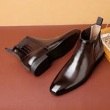 Ivo | Donkerbruine chelseaboots