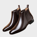 Ivo | Donkerbruine chelseaboots