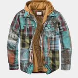 Jelmer | Patchwork jas met ruitdessin