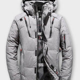 Joris | Oranje winterparka met capuchon