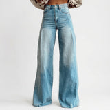 Tessa - Hoge Taille Wijde Jeans