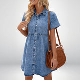 Charlotte - Klassieke Denim Jurk