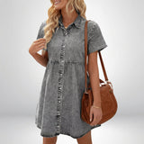 Charlotte - Klassieke Denim Jurk