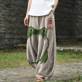 Agathe – Brede broek met kikkerprint