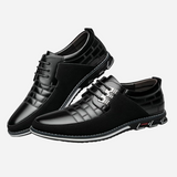 Maikel | Zwarte smart-casual schoenen