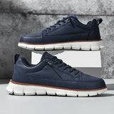 Nick | Marineblauwe casual sneakers