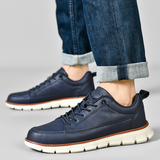 Nick | Marineblauwe casual sneakers