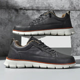Nick | Marineblauwe casual sneakers