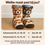 Noor | Knuffelsokken Gestreepte Rode Panda