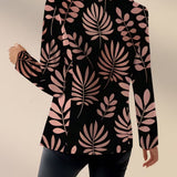 ODAYA | PINK LEAF BLAZER