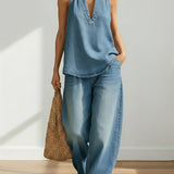 Rita - Twee-delig Denim Set