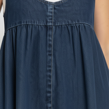 Ivy - Vintage Denim Maxi Jurk