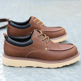 Ralf | Zwarte retro veterschoenen
