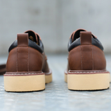 Ralf | Zwarte retro veterschoenen