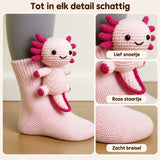 Roos | Knuffelsokken Axolotl