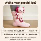 Roos | Knuffelsokken Axolotl