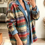 Sietske | Spijkerjasje met patchwork in vintagestijl