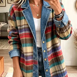 Sietske | Spijkerjasje met patchwork in vintagestijl