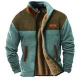 Sil | Camelkleurig fleecejack met dessinmouwen