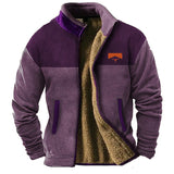 Sil | Camelkleurig fleecejack met dessinmouwen
