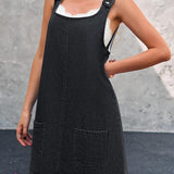 Lisa - Casual Denim Overall Jurk
